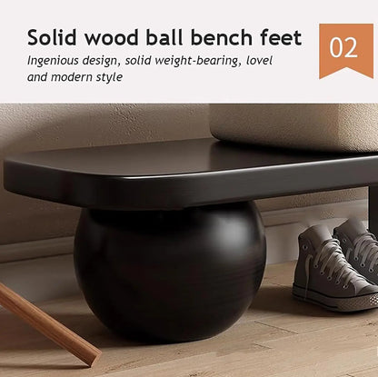 Modern Entryway Wooden Bench