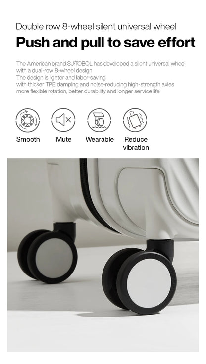 Travel Luggage set with Wide Handle