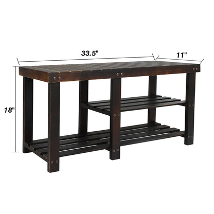3-Tier Shoe Rack Bench