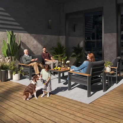 Outdoor Patio Furniture Set, with Coffee Table