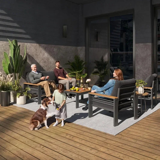 Outdoor Patio Furniture Set, with Coffee Table