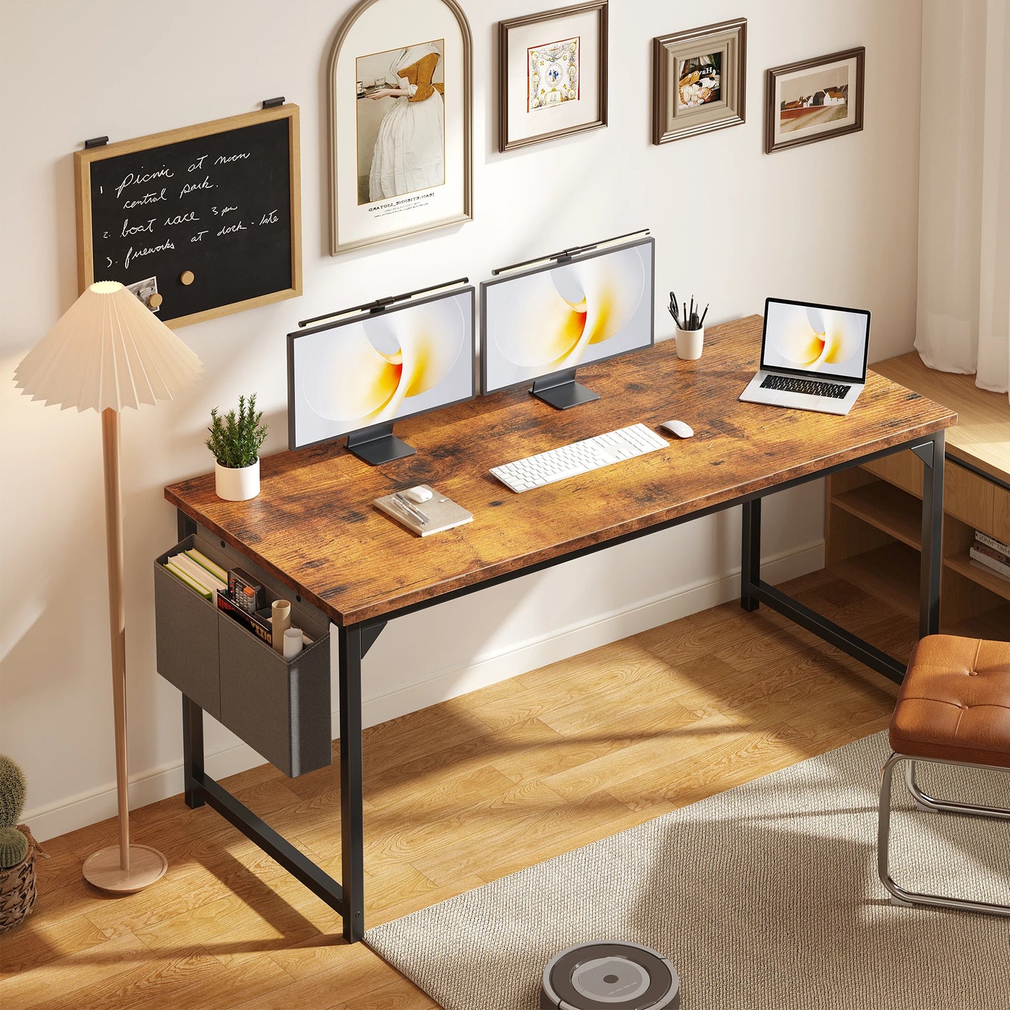 Computer Office Desk with Storage
