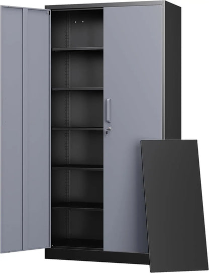 Metal Storage Cabinets with Lock Doors
