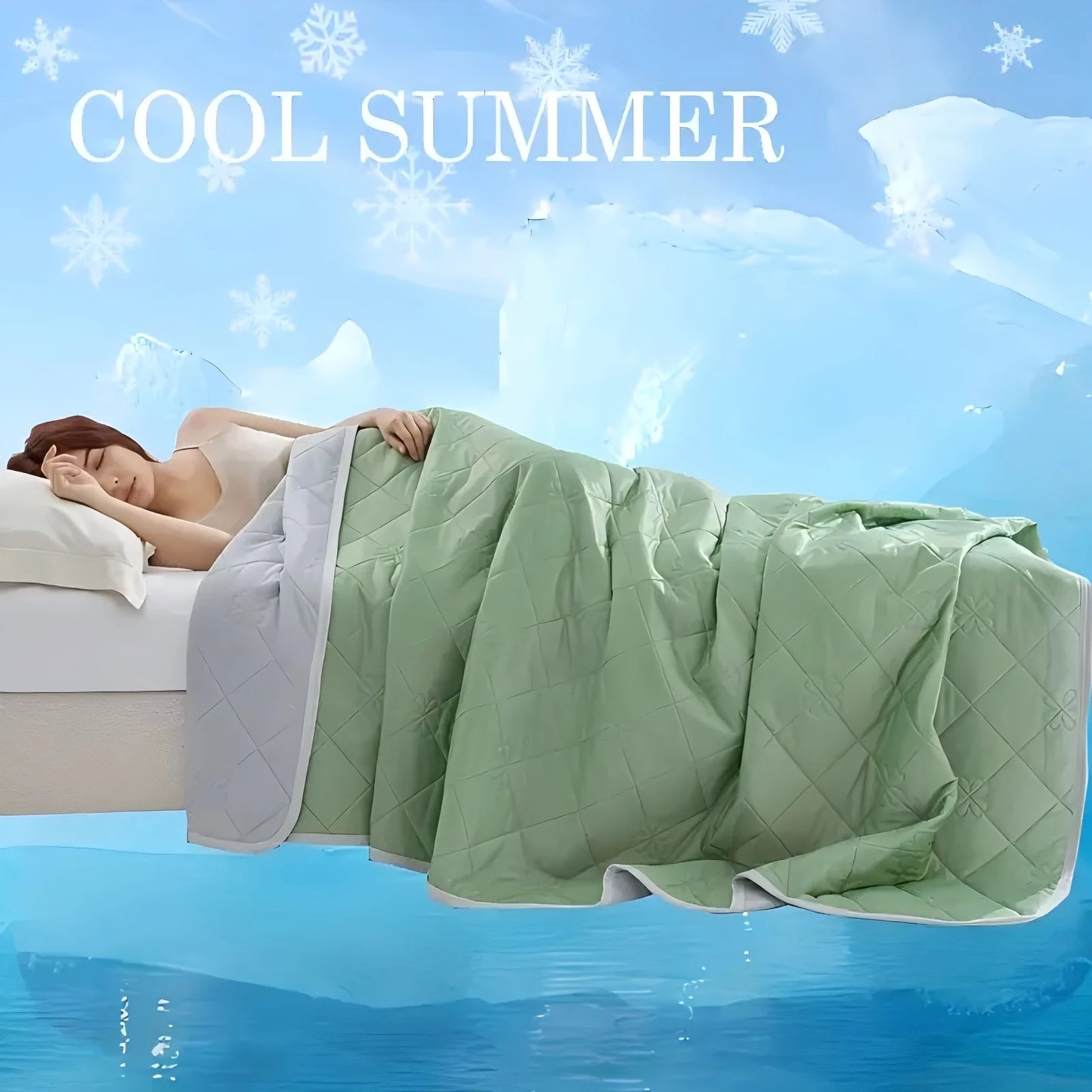 Dual-Sided Cooling Blanket for Hot Sleepers