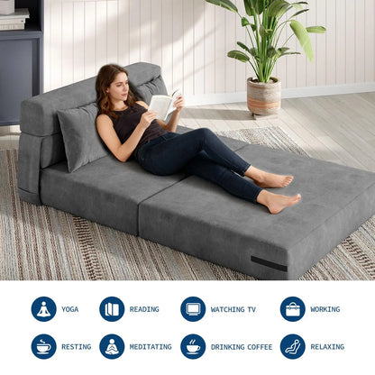 4-in-1 Folding Sofa Bed Convertible Sleeper