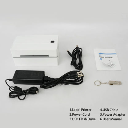 Thermal Label Printer No Ink Required 203DPI