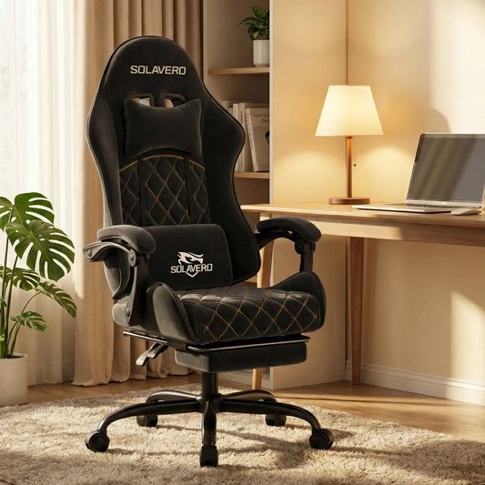 Computer Office Chair with Comfy Fabric