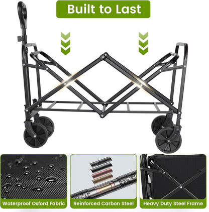 Foldable Heavy Duty Wagon Cart