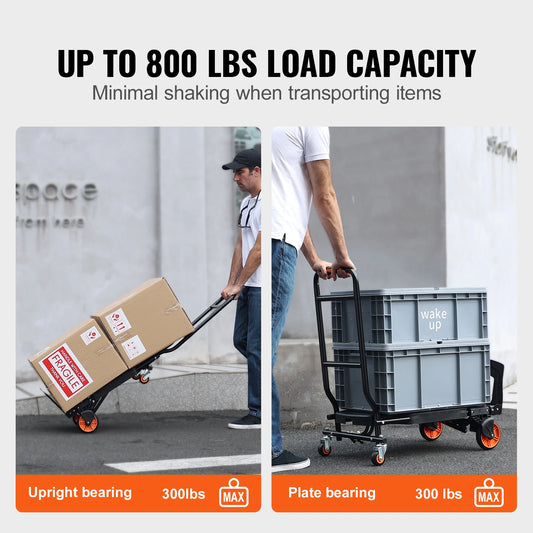 300lbs Folding  Aluminum Lightweight Hand Truck