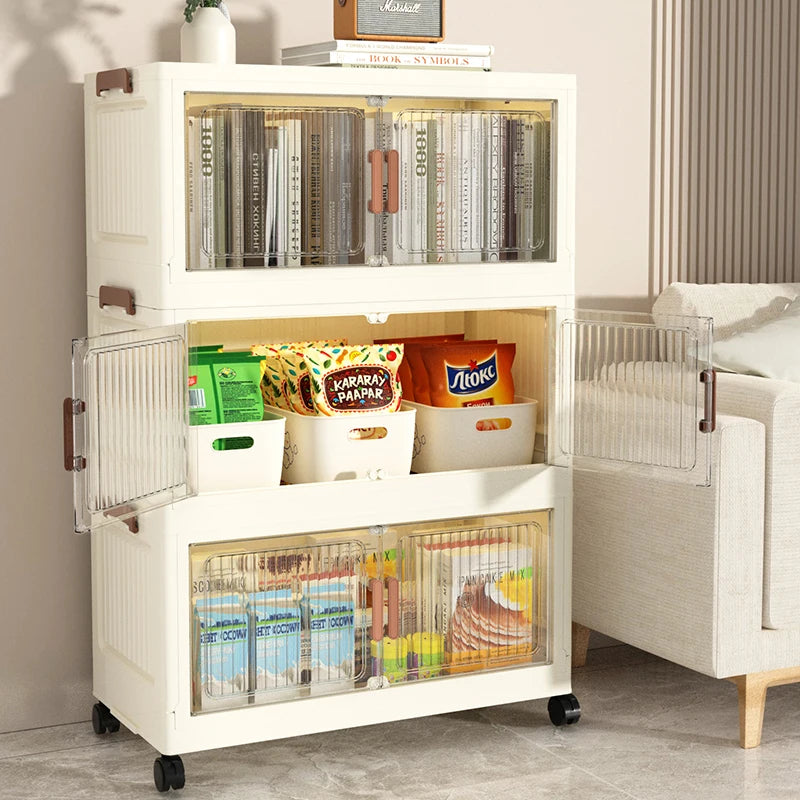 Multi-Purpose Stackable Thickened Storage Cabinet