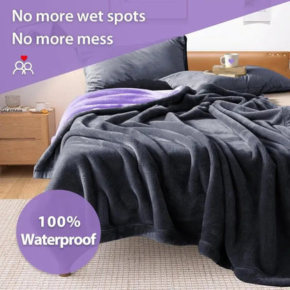 Water Resistant Blanket for Bed or Sofa