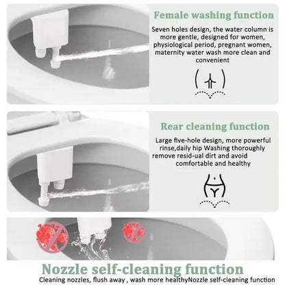 Smart Toilet Bidet Sprayer With Adjustable Pressure