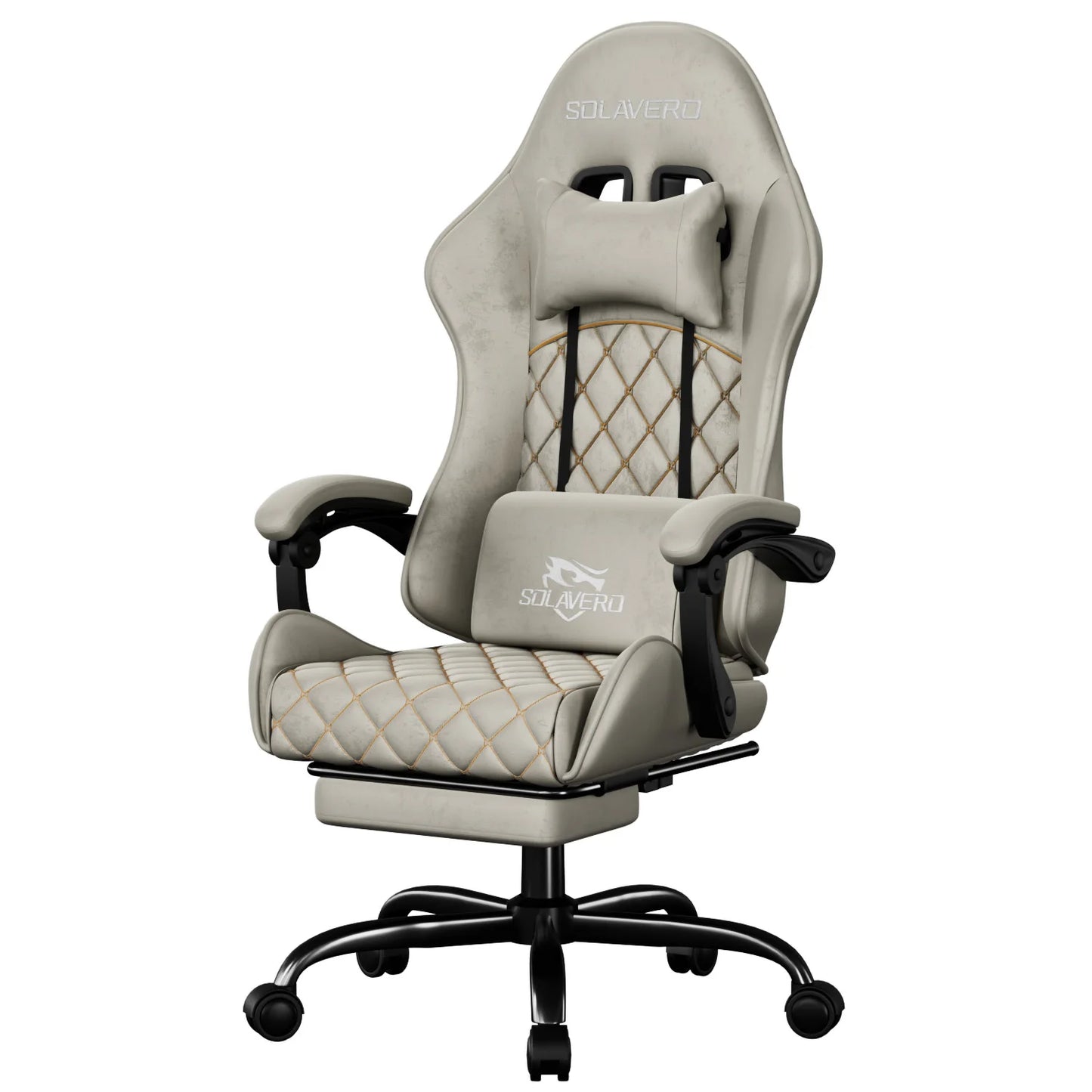 Computer Office Chair with Comfy Fabric