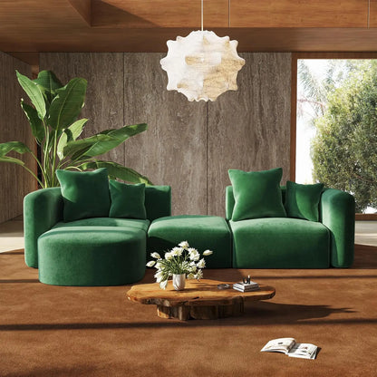 Luxury Modular Sectional Couches with Ottoman