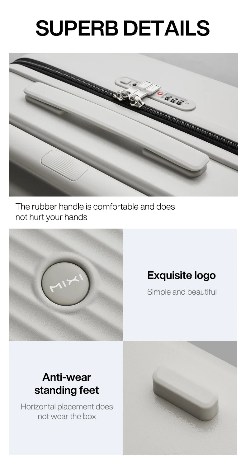 Travel Luggage set with Wide Handle