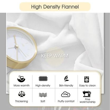 Reversible Skull and Angel Fleece Throw Blanket