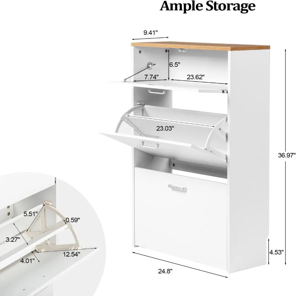 Shoe Cabinet Storage for Entryway Ultra Slim