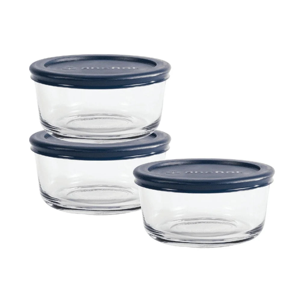 Glass Storage Containers Set of 3