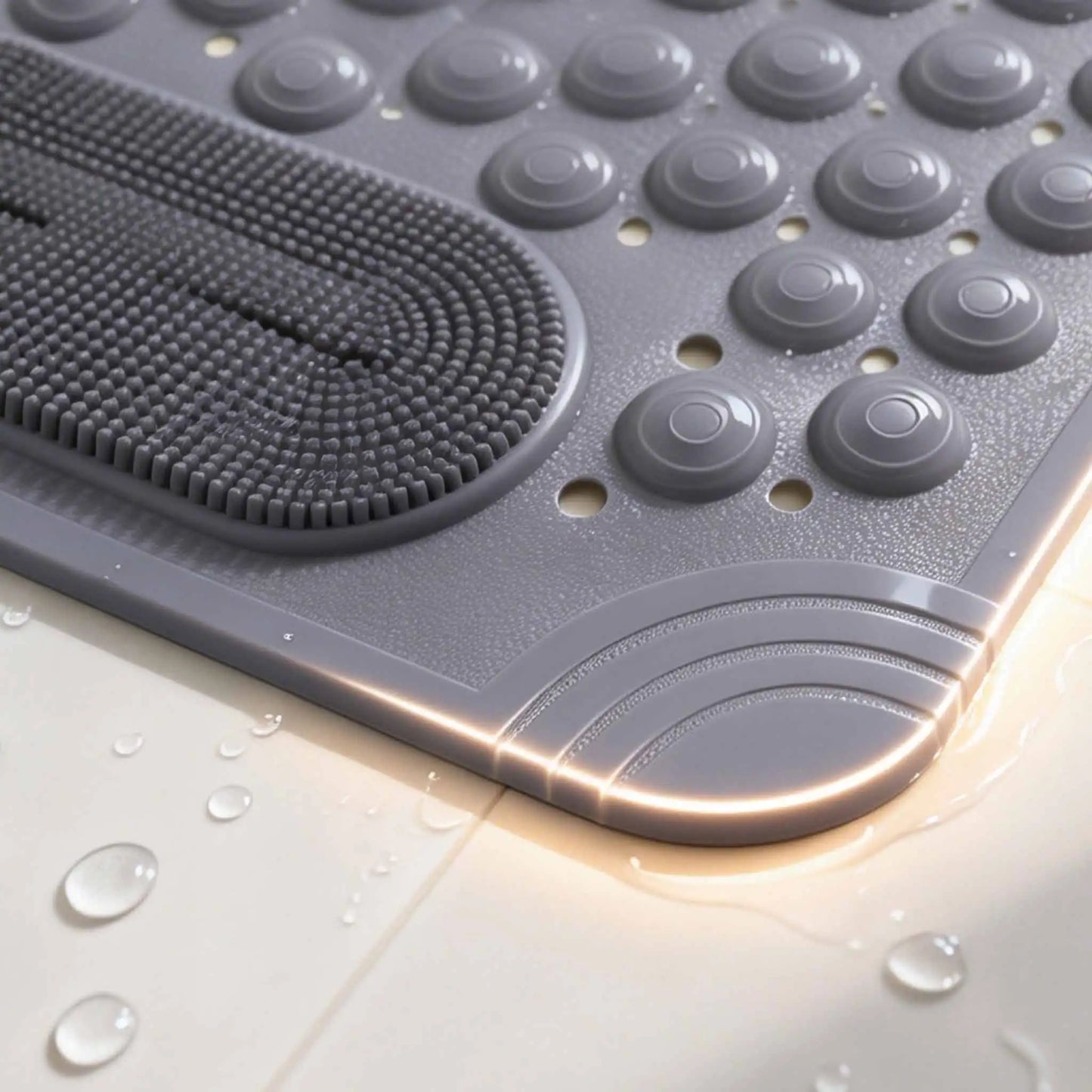 Non-Slip Shower Mat with Foot Massage