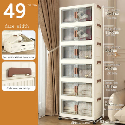 Multi-Purpose Stackable Thickened Storage Cabinet
