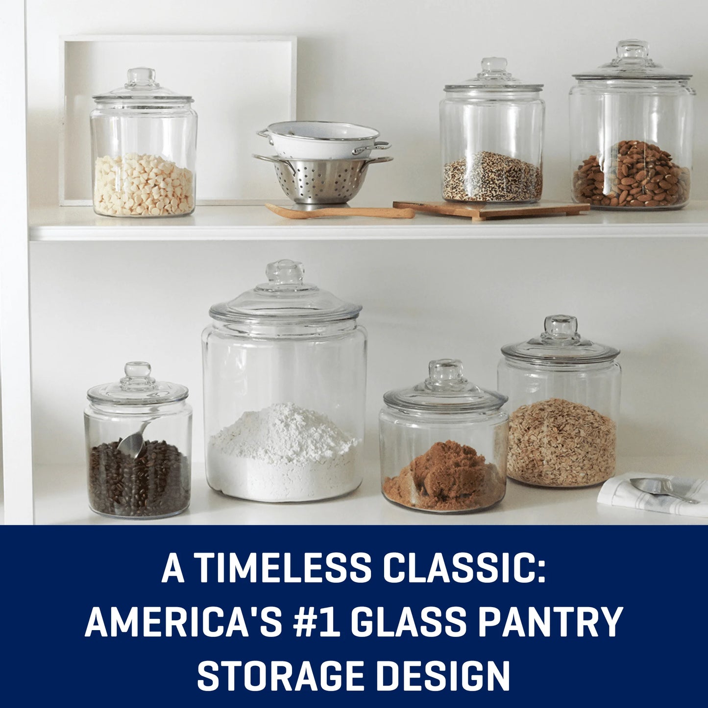1 Gallon Vintage Glass Storage Jar