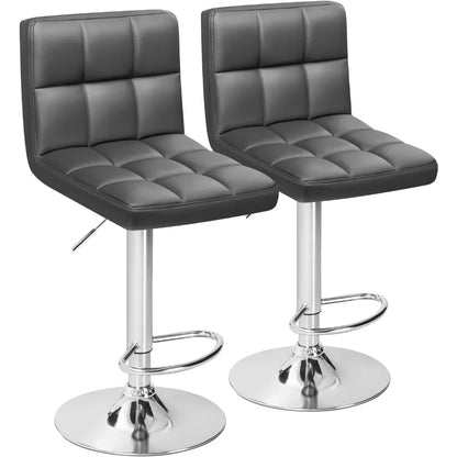 Pu Leather Swivel Adjustable Hydraulic Bar Stool