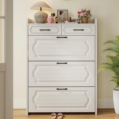 3 Flip Drawer & 2 Storage Drawer Cabinet
