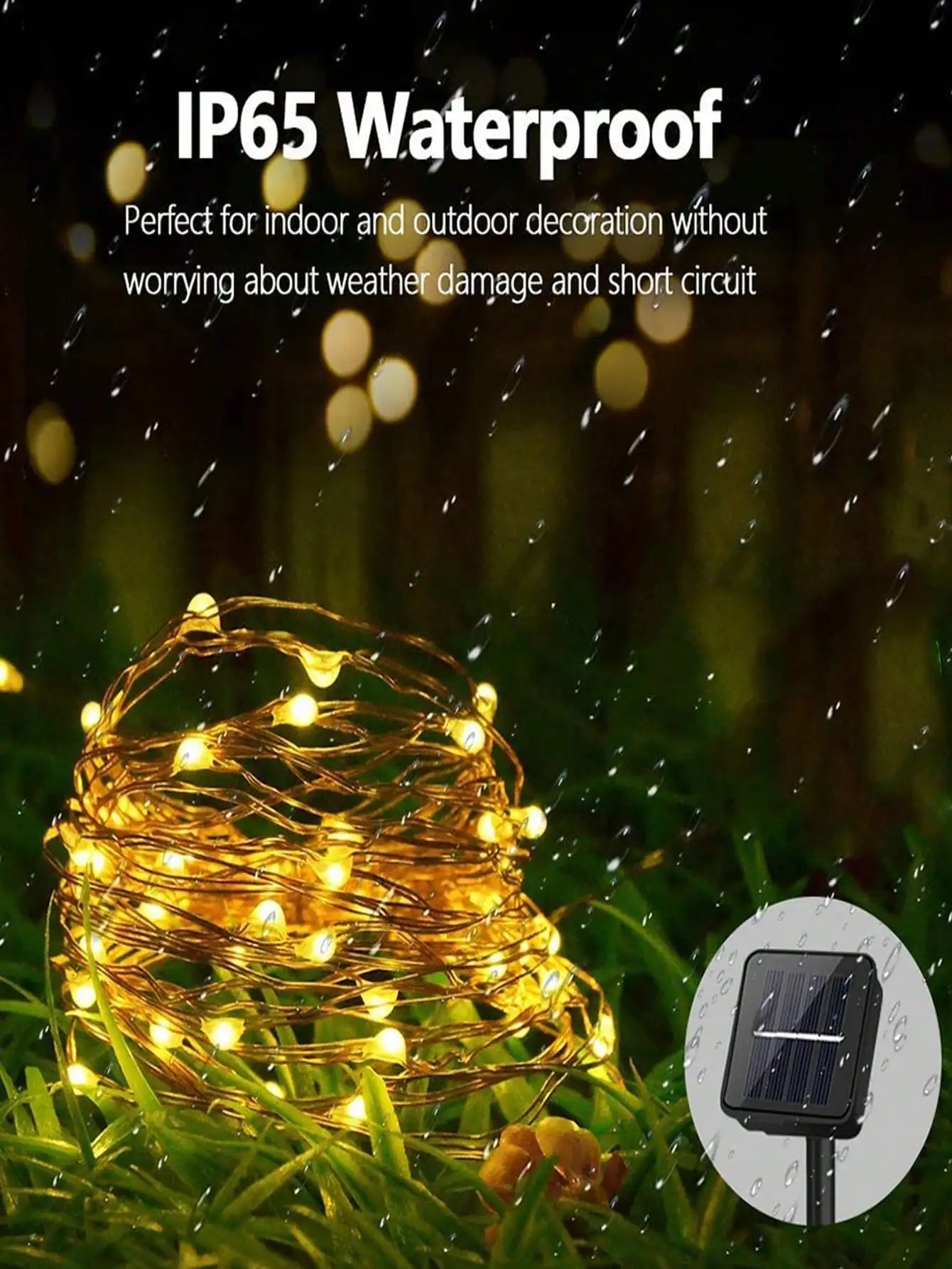 Solar String Lights - Led Outdoor Fairy Lights