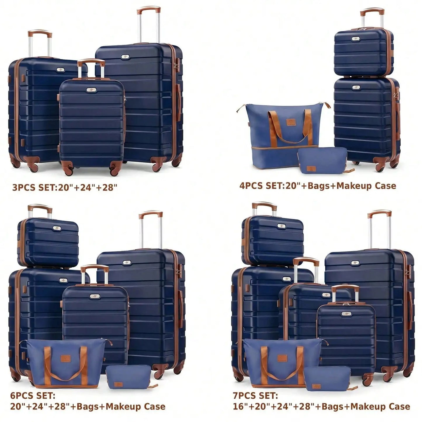 Large Capacity Luggage Set