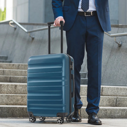 6-Piece ABS Hard-Shell Luggage Set