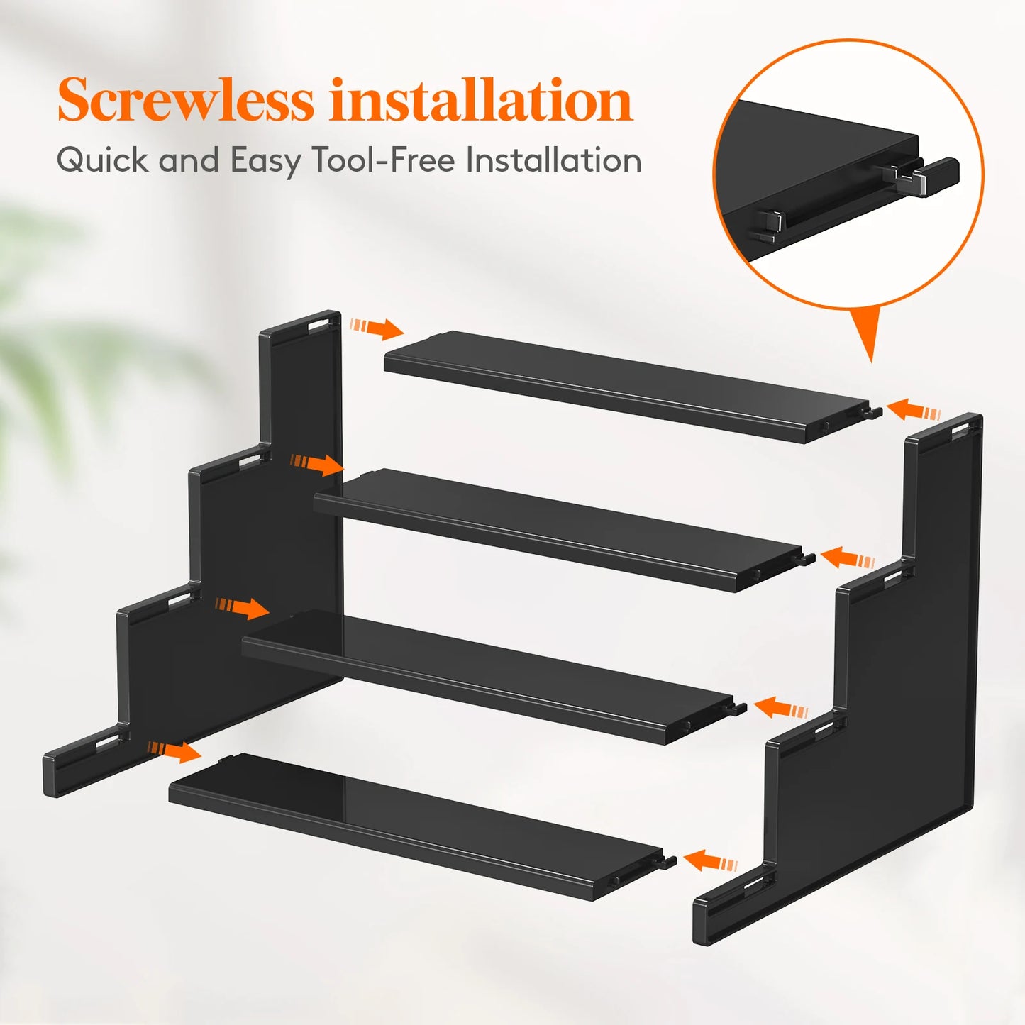 Dark Cologne Stand, Step Perfume Organizer