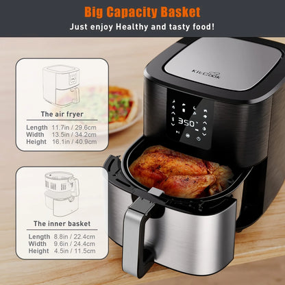 7Qt Air Fryer with 8 Presets 1500W