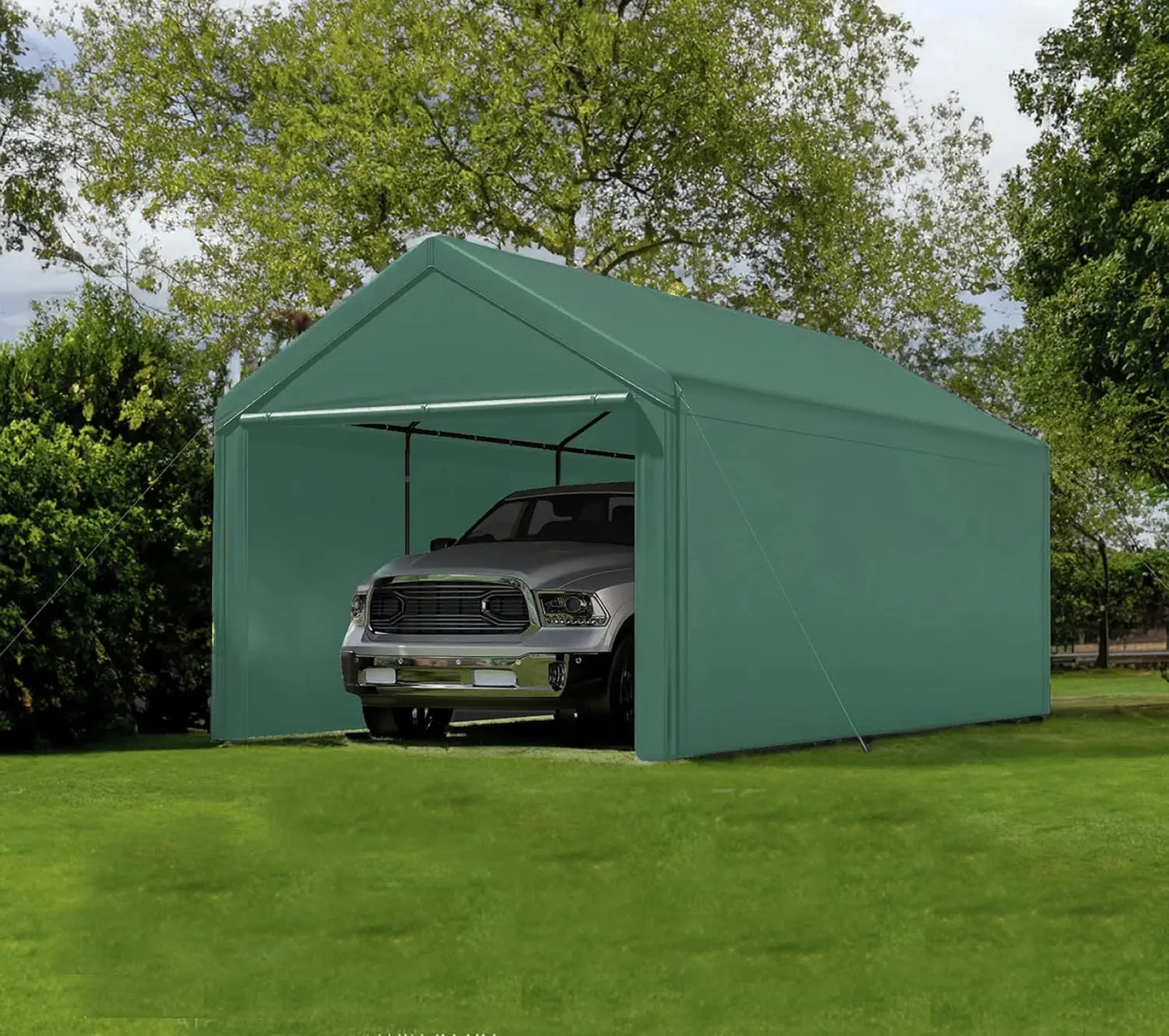 Carport 10x20 Ft Heavy Duty Canopy Steel Storage