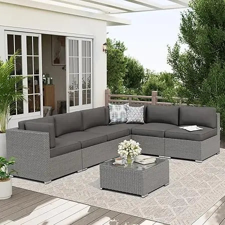7-Piece Outdoor Patio Furniture Sofa Set