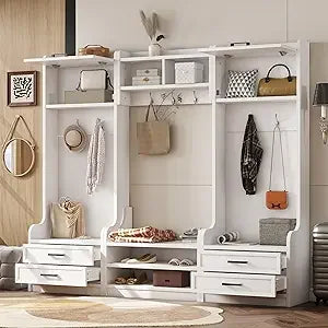 Storage Shelves Drawers and Cabinet Multi-Functional