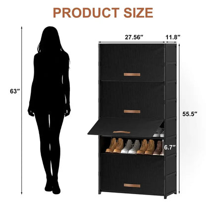 Shoe Rack Shoe Storage Cabinet with Door