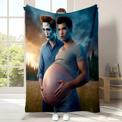 Twilight Saga Edward Bella Throw Blanket