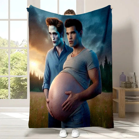 Twilight Saga Edward Bella Throw Blanket