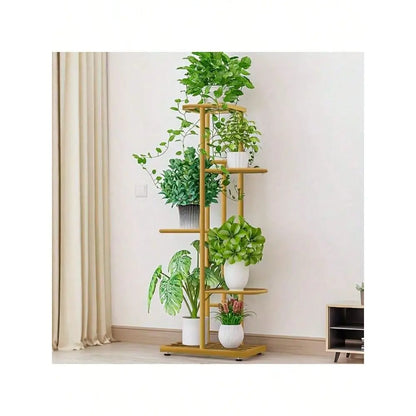 Five-Tier Wrought Iron Plant Stand