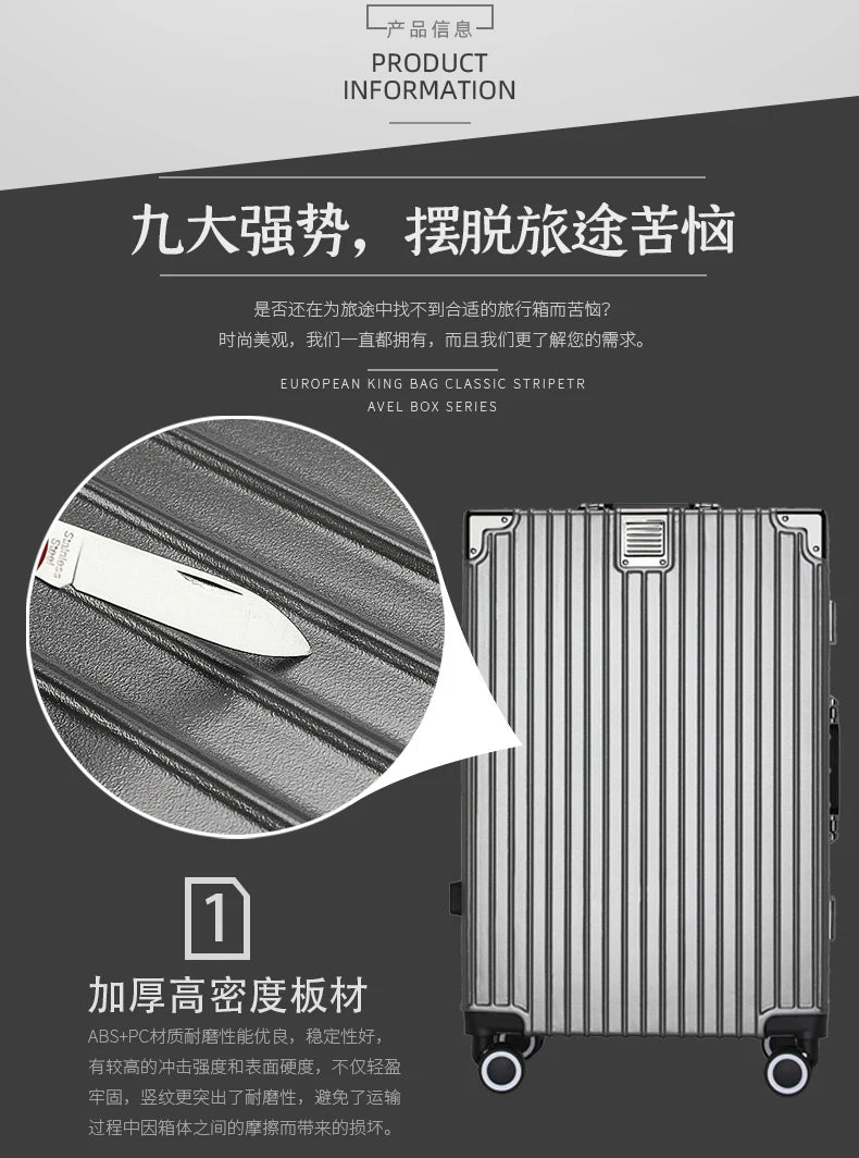2-Pieces set travel luggage suitcase  20+26 inches