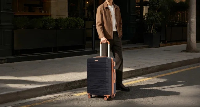 4-Piece ABS Suitcase With Spinner Wheels/Lock