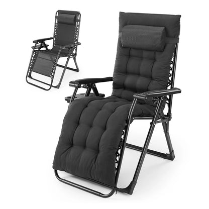 Zero Gravity Recliner Camping Patio Lounge Chair