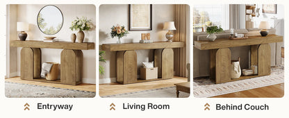 Entryway Accent Table with U-Shaped Base
