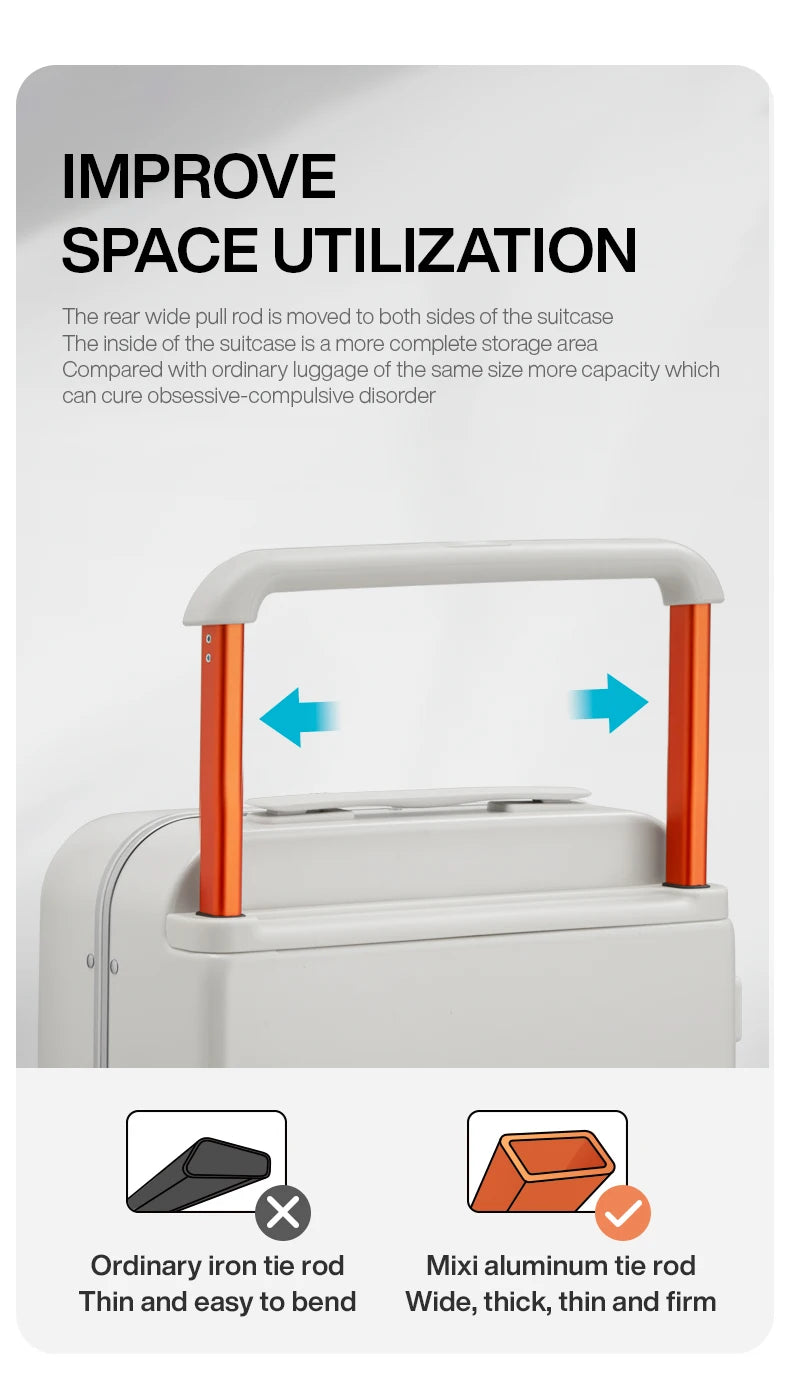20 Inch New Design Wide Handle Suitcase