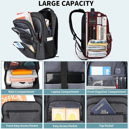 Universal Black Backpack for School