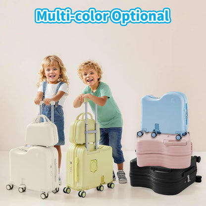 Ride-on Luggage Set with Bag for Kids