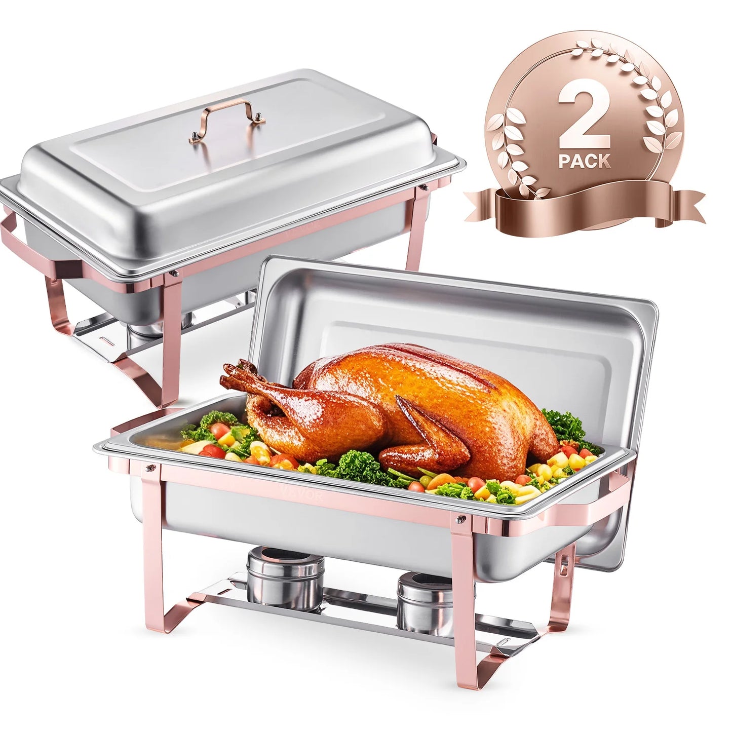 Buffet Catering Warmer Server Stand Fuel Holder