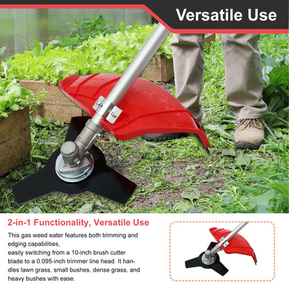 4-Stroke Gas Weed Eater 15lb 13 in