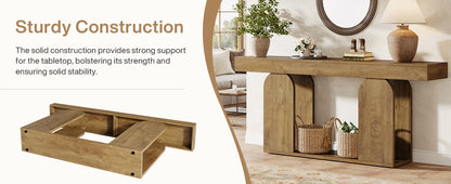 Entryway Accent Table with U-Shaped Base