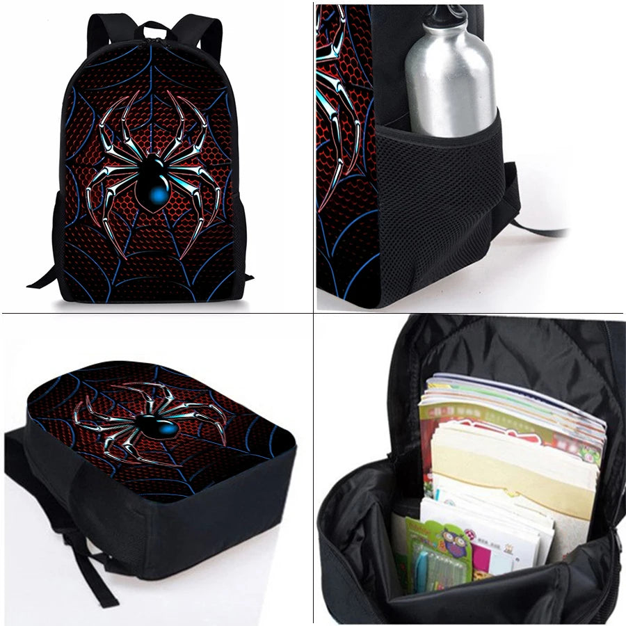 Spider Three Piece Backpacks Set
